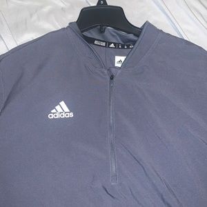 adidas quarter zip wind jacket.